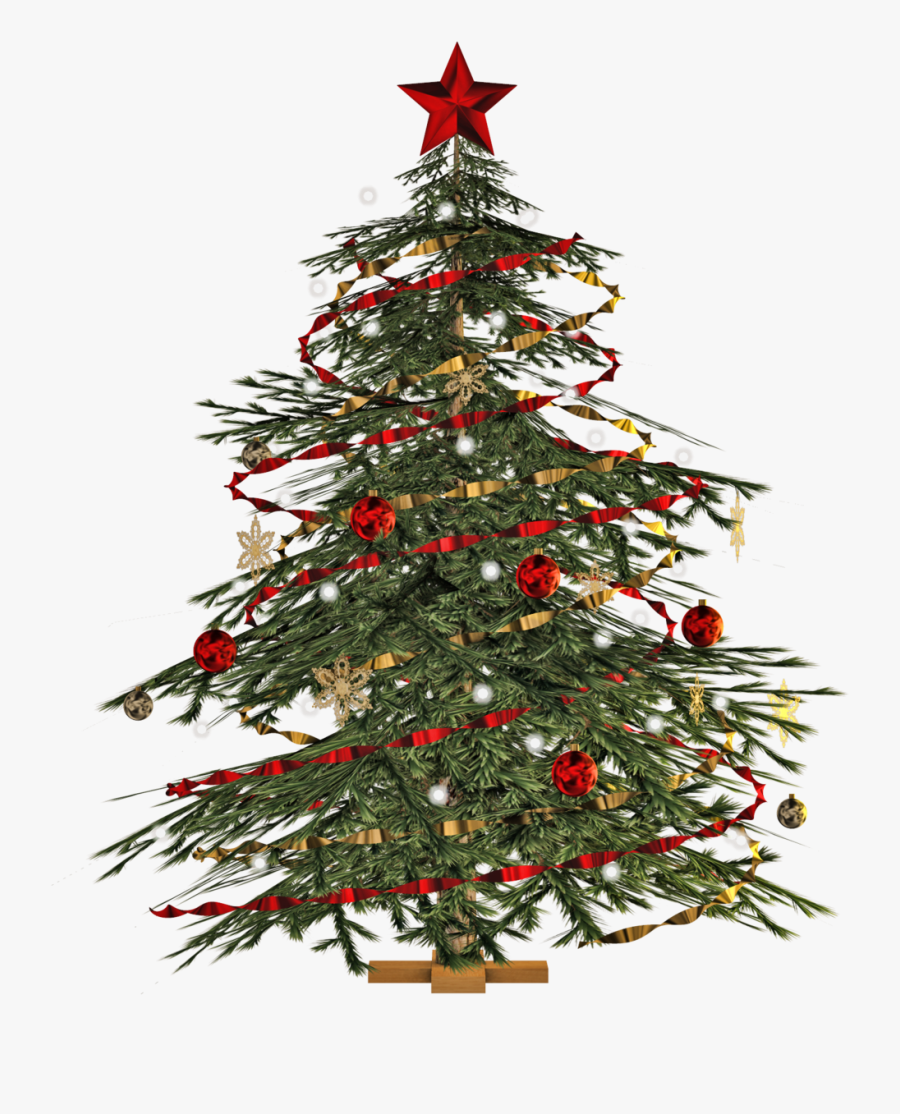Real Christmas Tree Clipart - Christmas Tree Png Transparent, Transparent Clipart