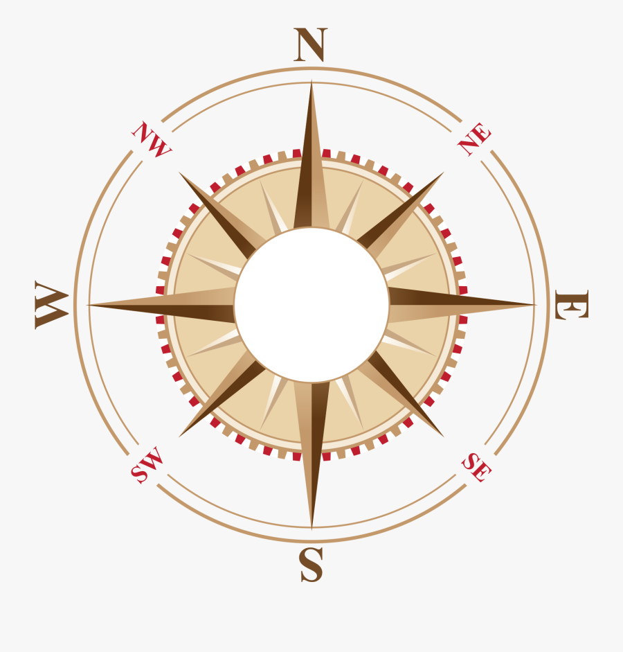 Compass Rose Royalty-free Illustration - Png Vector Gold Compass, Transparent Clipart