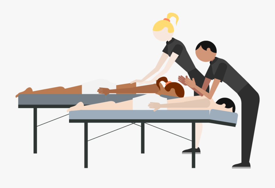 Couples Massage Gift Clipart , Png Download - Massage Illustration Png, Transparent Clipart