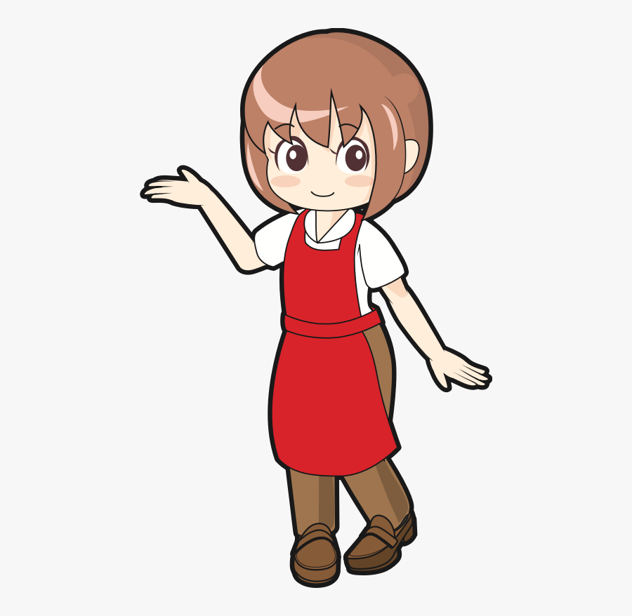 Emotion,art,shoe - Girl With Apron Clipart, Transparent Clipart