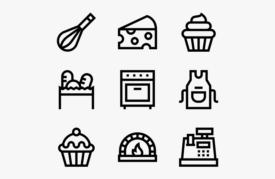 Bakery - Design Thinking Vector Icon, Transparent Clipart