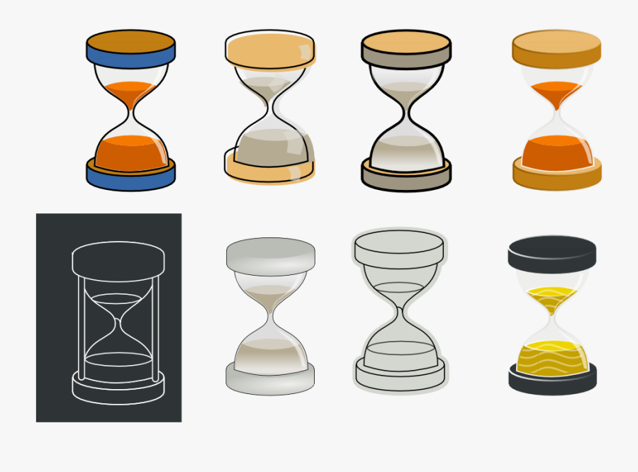 Experiment With Sand Glasses - Sand Glas, Transparent Clipart
