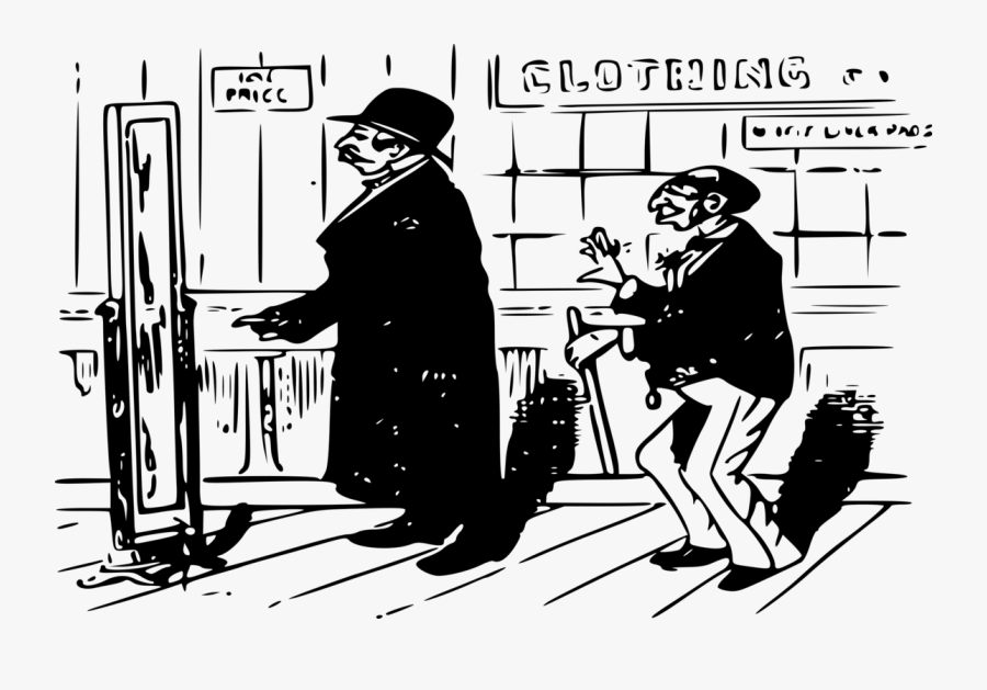 Human - Tailor's Shop Clipart Black And White, Transparent Clipart