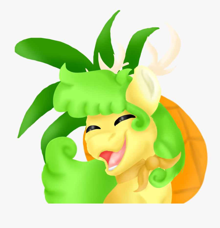 Euspuche, Bust, Deer, Eyes Closed, Food, Oc, Oc - Cartoon, Transparent Clipart