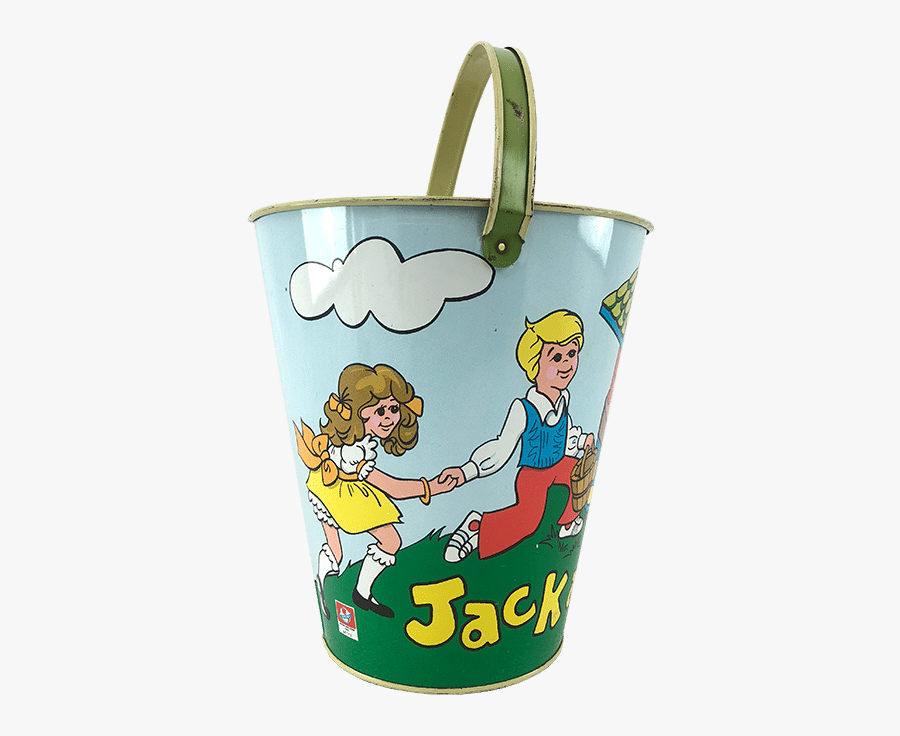 Vintage Ohio Art Jack And Jill Sand Pail - Cartoon, Transparent Clipart