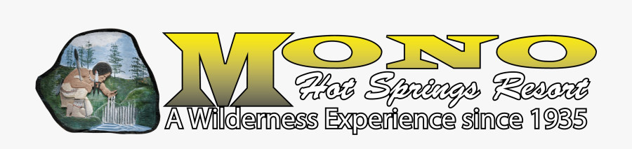 Historic Mono Hot Springs Resort, Transparent Clipart