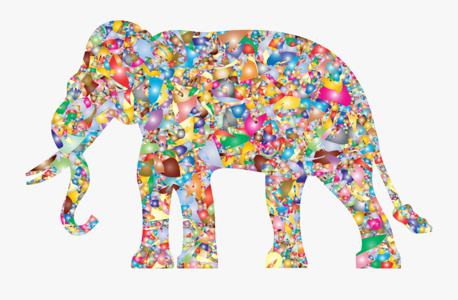 Pink,organism,elephants And Mammoths - Elephant Clipart Elephant Transparent Background, Transparent Clipart