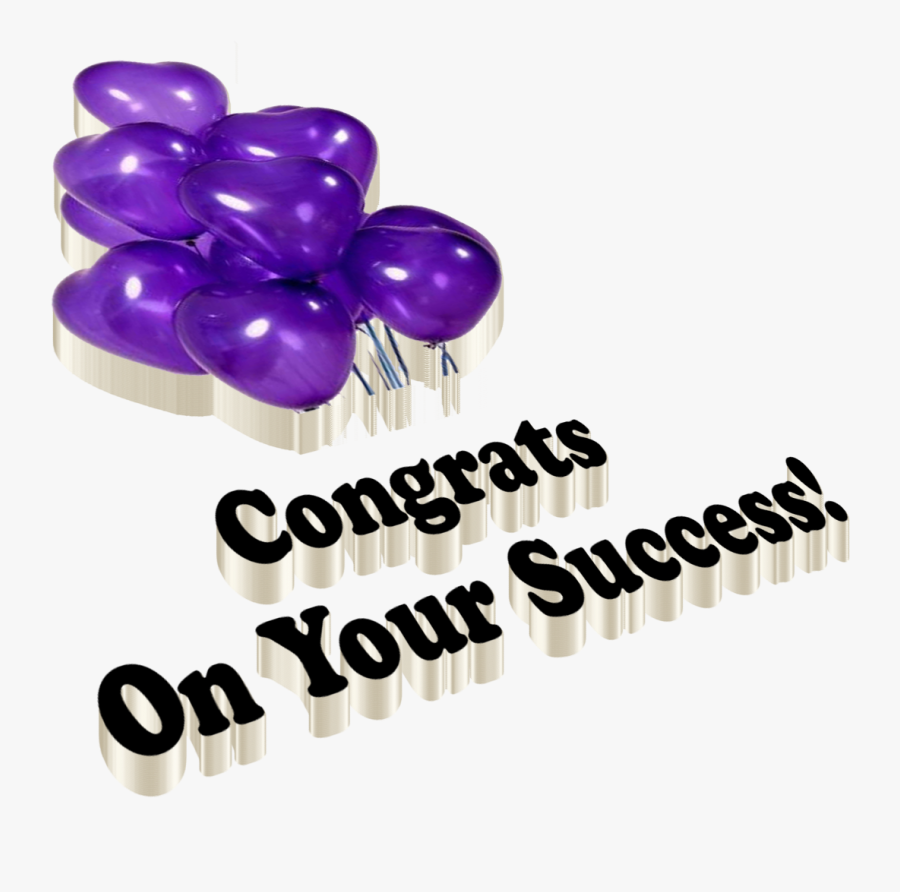 Congrats On Your Success Png Clipart - Party Supply, Transparent Clipart