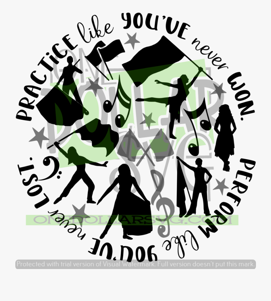 Color Guard Flag Clip Art, Transparent Clipart