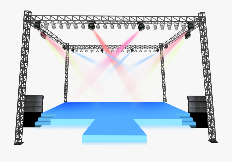 Shine Lights Computer Lighting File Stage Clipart - Stage Lights Shining Png, Transparent Clipart