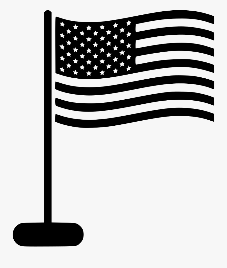 Usa Flag Black And White American Flag Icons , Free