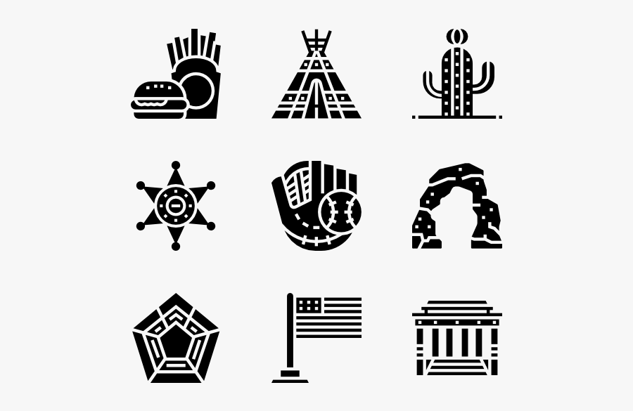 America, Transparent Clipart