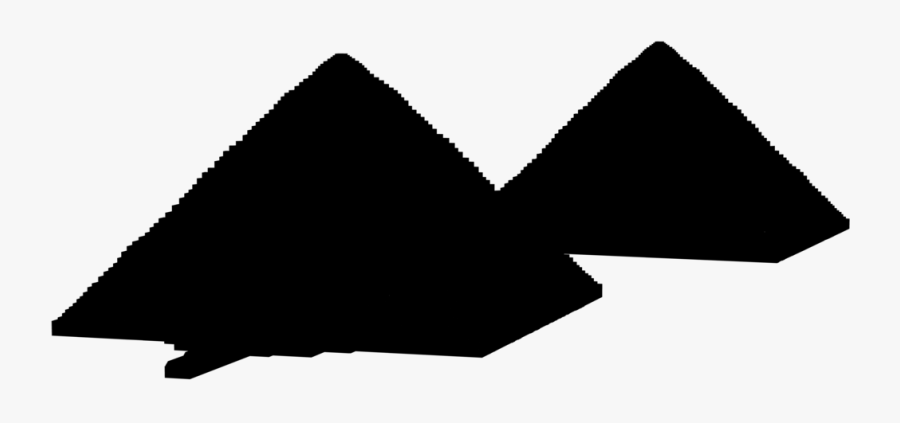 Pyramid Silhouette Png - Silhouette, Transparent Clipart