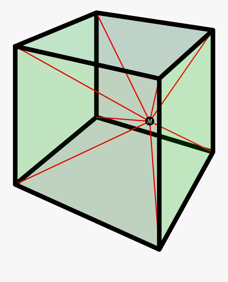 Sezione Cubo Sezionato Da Un Triangolo Equilatero, Transparent Clipart
