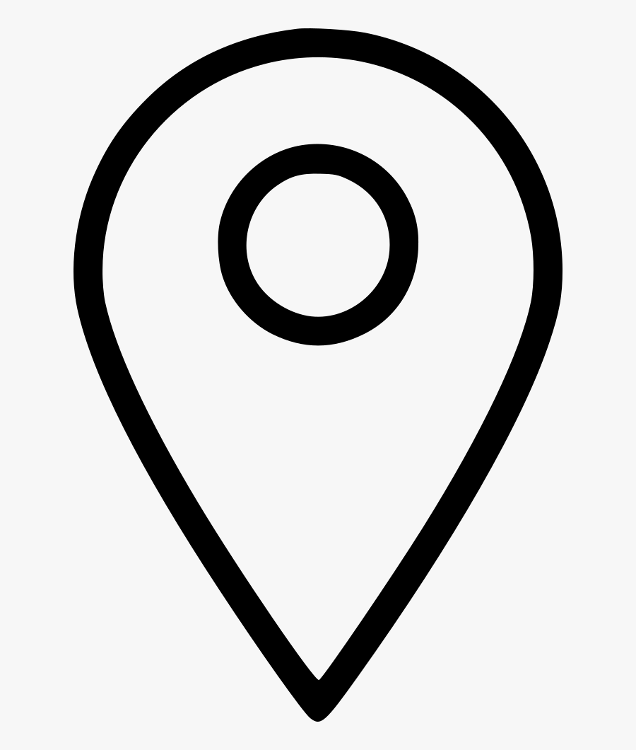 Pin Icon Png - Location Icon Png White, Transparent Clipart