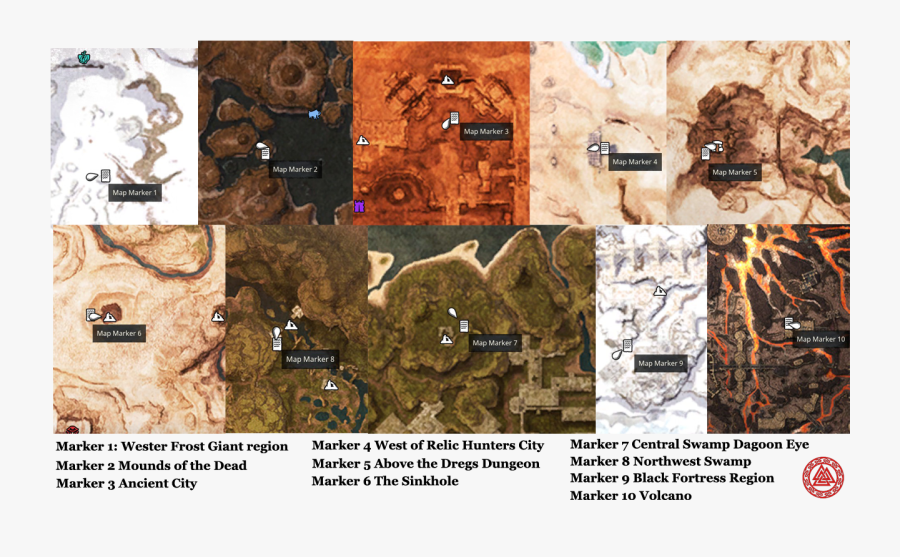 Conan Exiles Obelisk Map - Conan Exiles Obelisk Locations 2018, Transparent Clipart