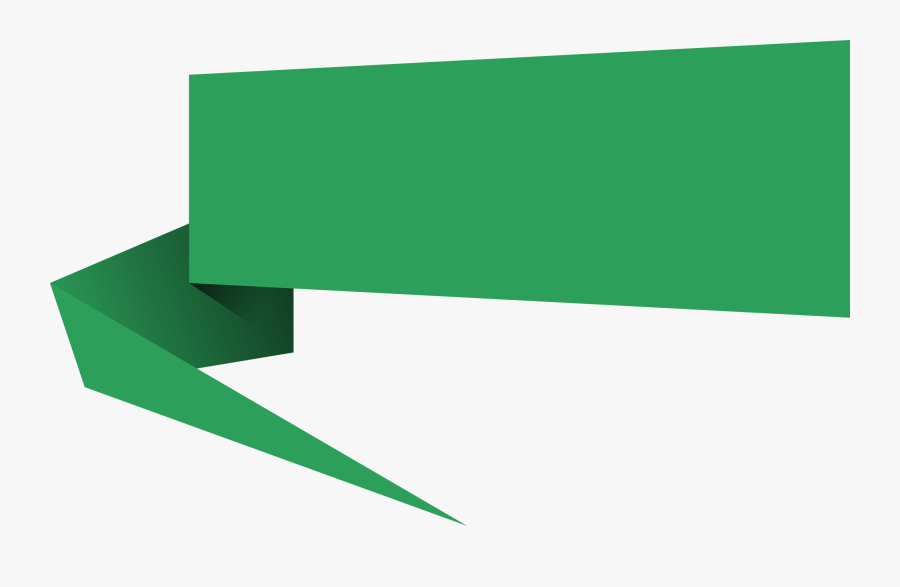 Origami Speech Bubbles Png - Origami Banner Vector Png, Transparent Clipart