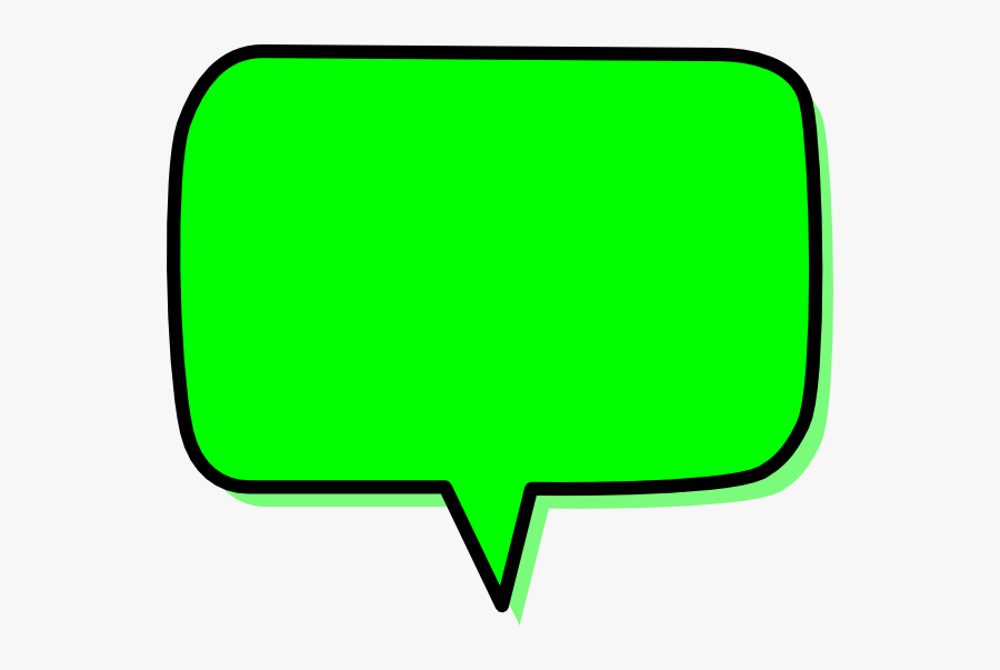 Transparent Background Speech Bubble Transparent Green, Transparent Clipart