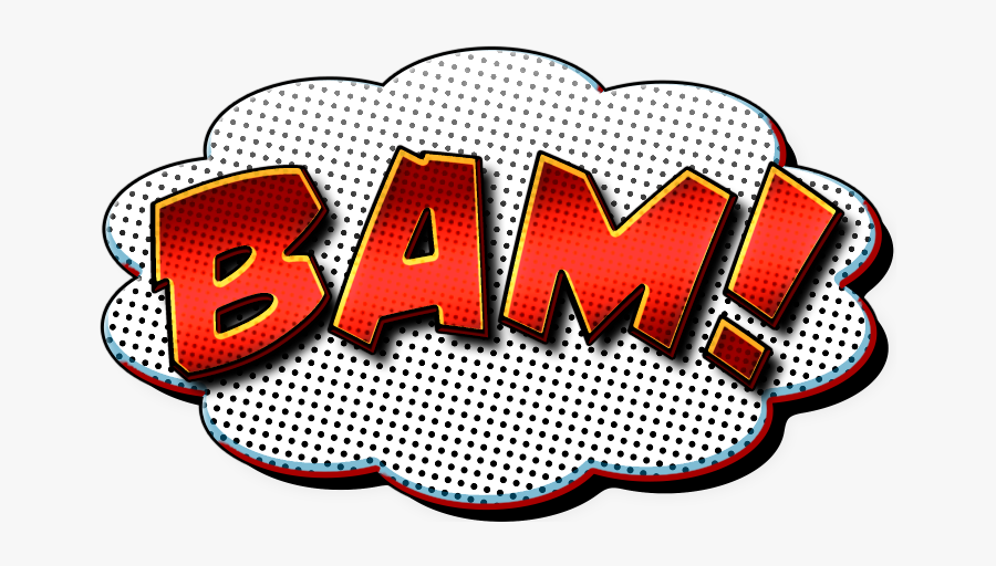 Comic Book Themed Speech Bubbles Pop Studios Props - Transparent Png Comic Bubbles, Transparent Clipart