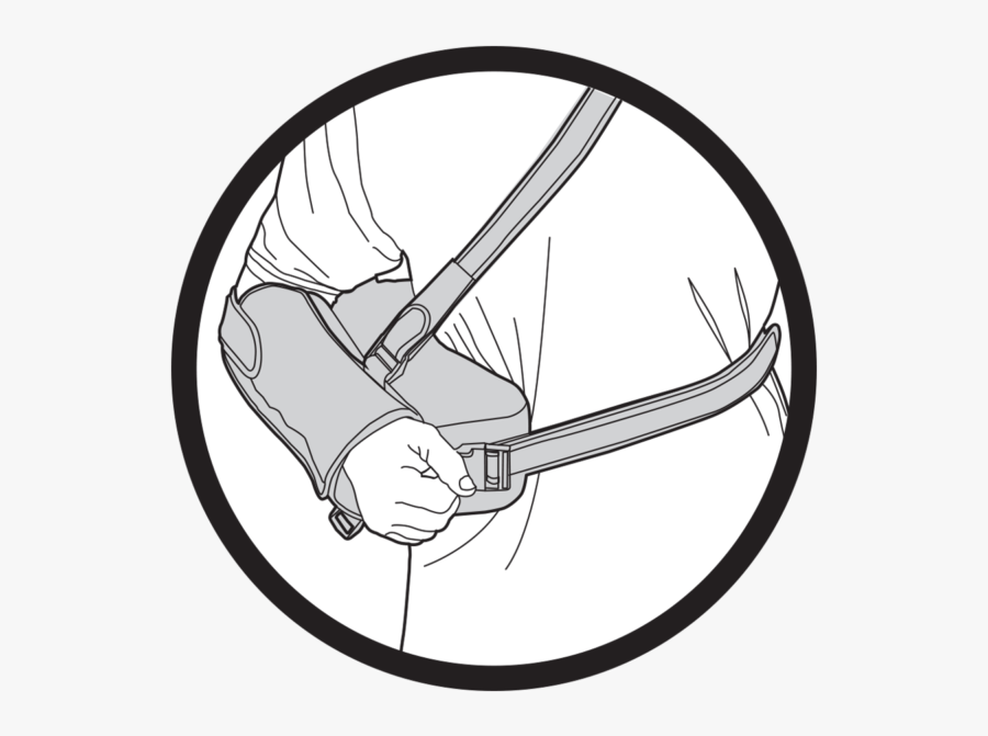 Single Arm Brace, Transparent Clipart