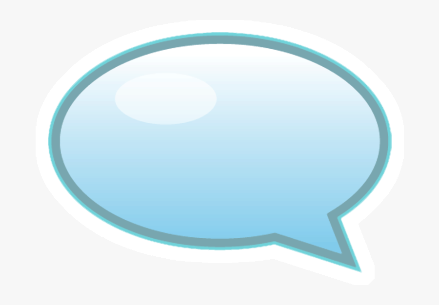 Comic Speech Bubble Gif Clipart , Png Download - Circle, Transparent Clipart