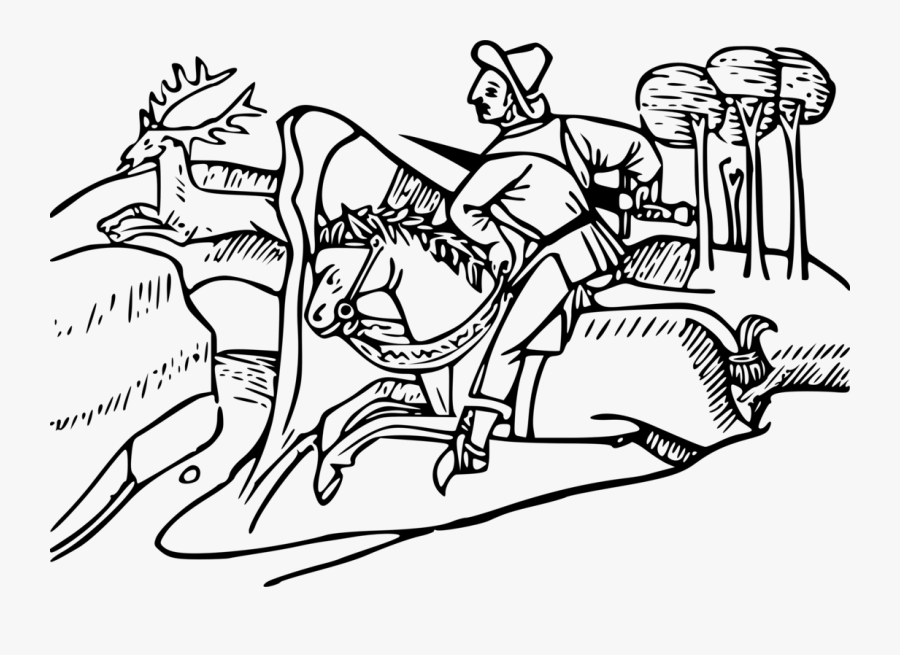 Art,monochrome Photography,arm - Polowanie Kolorowanka, Transparent Clipart