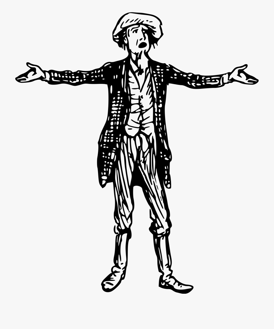 Clip Art Arms Outstretched - Sketch Of Jesus With Arms Outstretched, Transparent Clipart