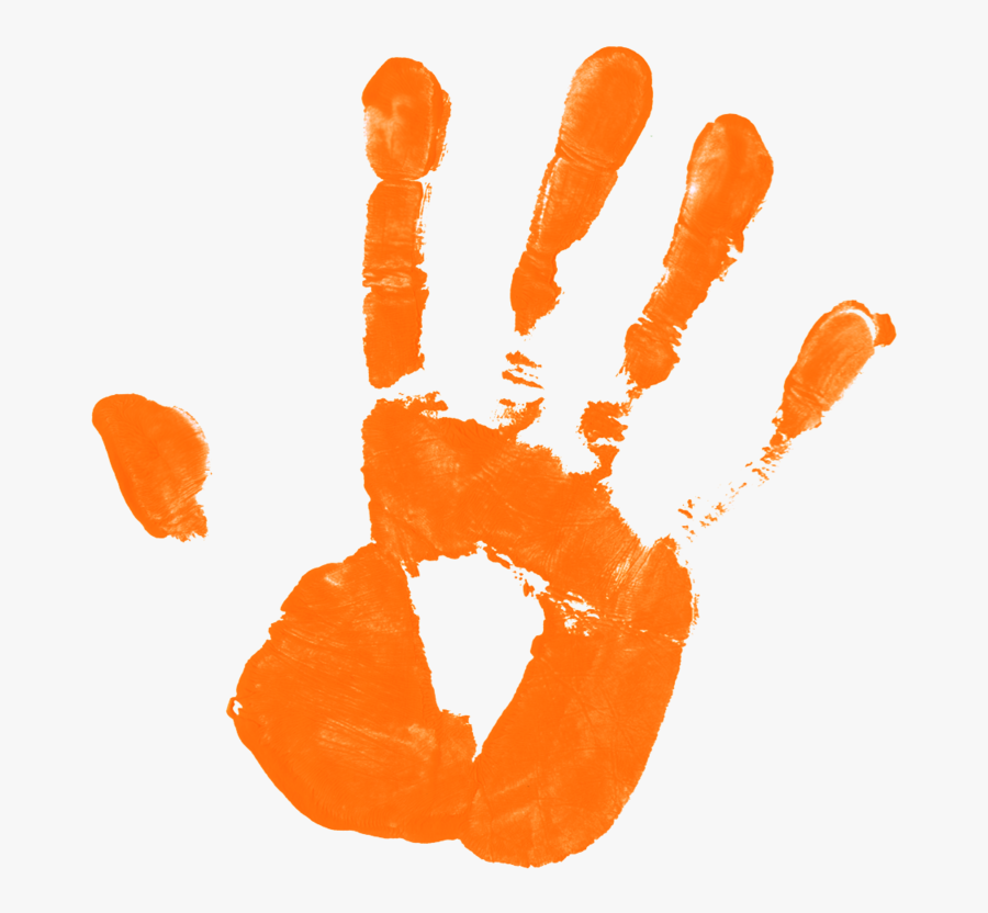 Pics For Kids Handprint Png Clipart - Kid Hand Print, Transparent Clipart