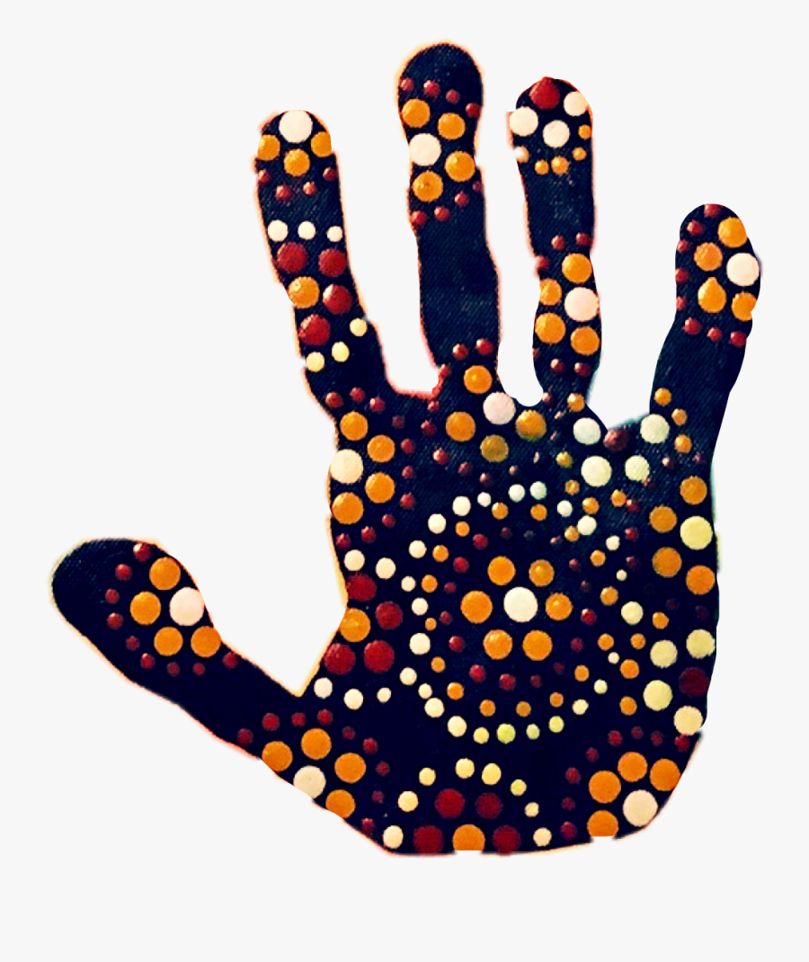 Indigenous Handprint, Transparent Clipart