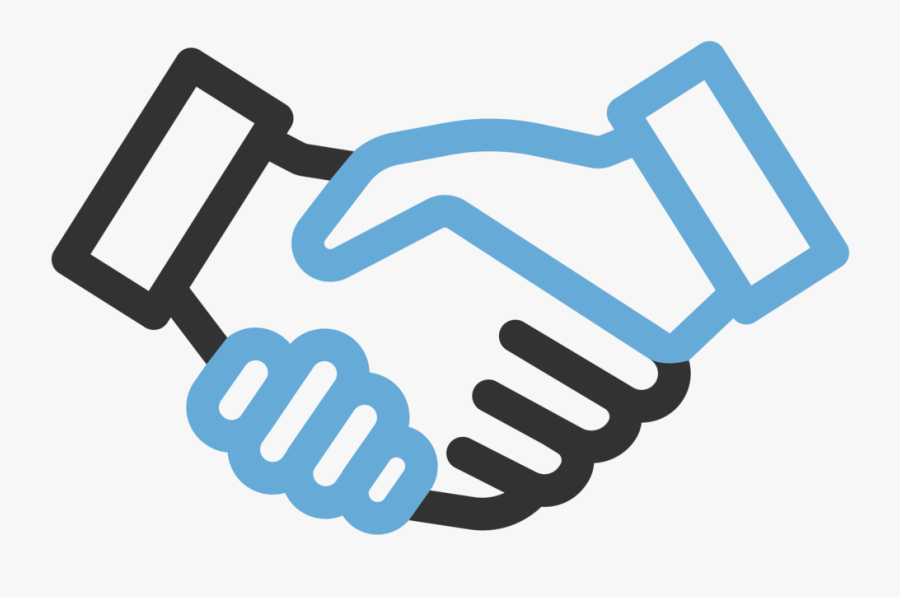 Icon Hand Shake - Transparent Background Partners Icon, Transparent Clipart