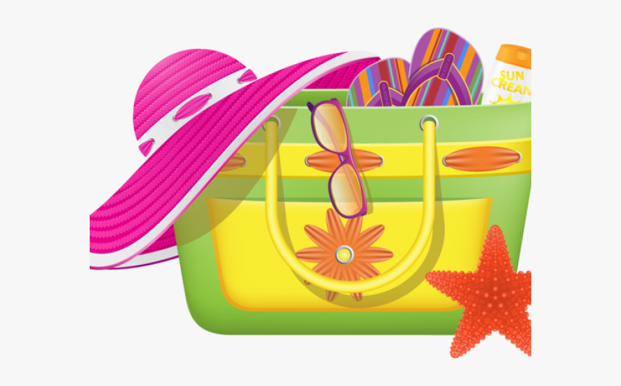 Transparent Pacifer Clipart - Beach Bag Clipart Png, Transparent Clipart