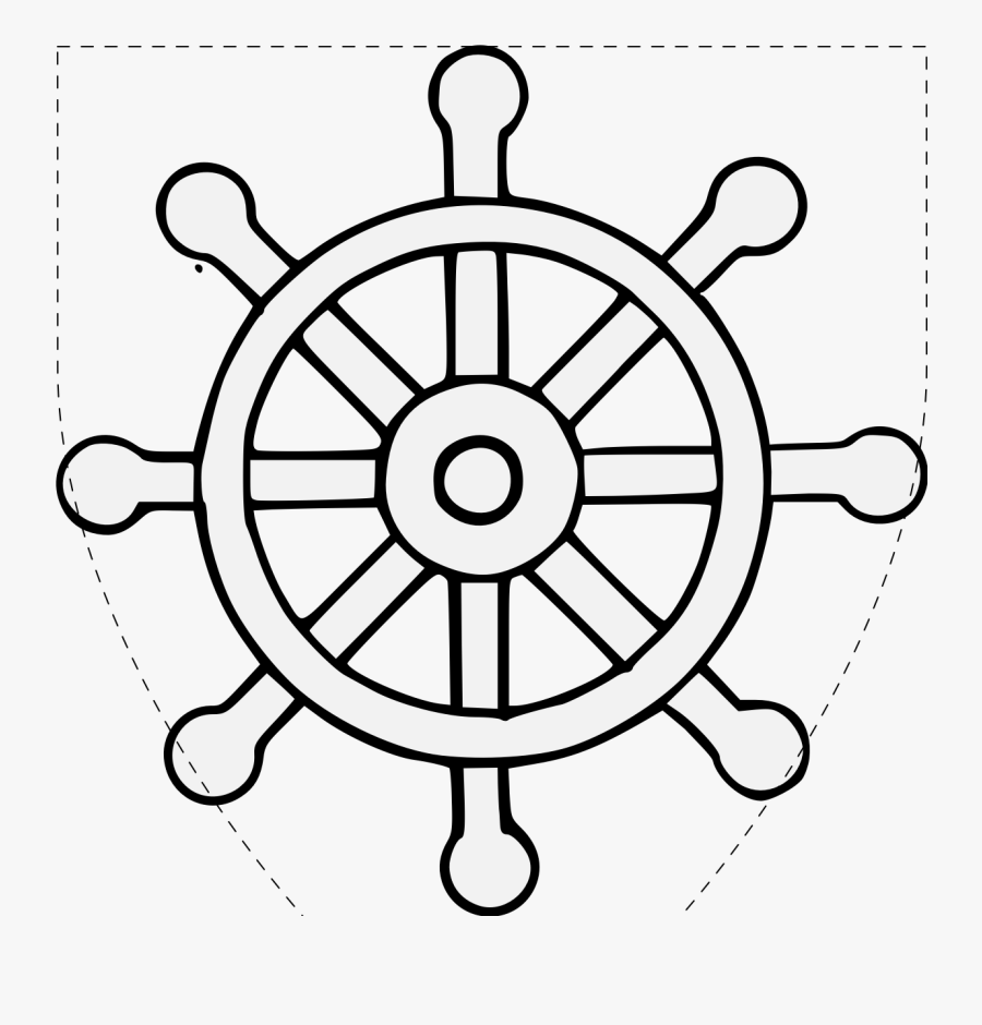 Ship Wheel Png, Transparent Clipart