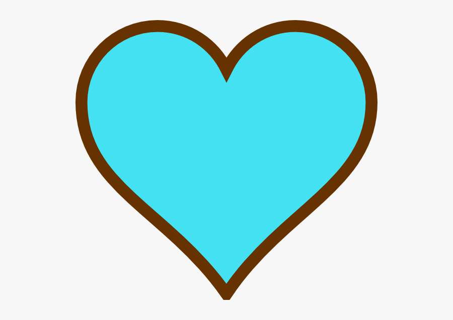 Cute Heart Clipart Blue, Transparent Clipart