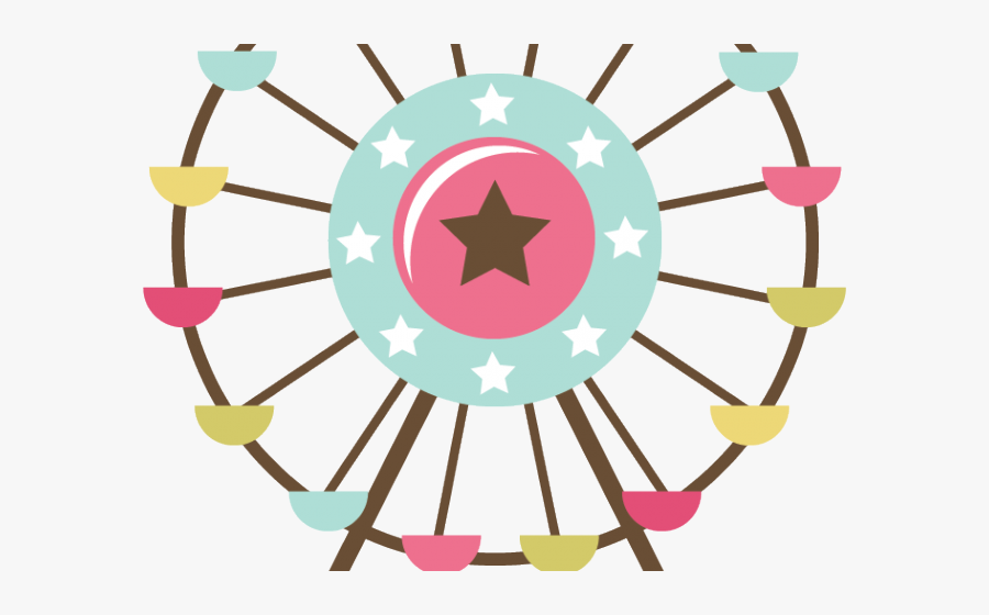 Ferris Wheel Clipart - Clip Art Ferris Wheel, Transparent Clipart