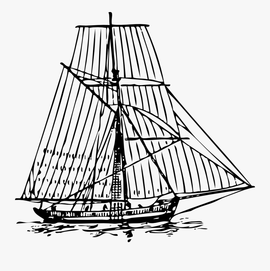 1800 Ship Clip Art, Transparent Clipart