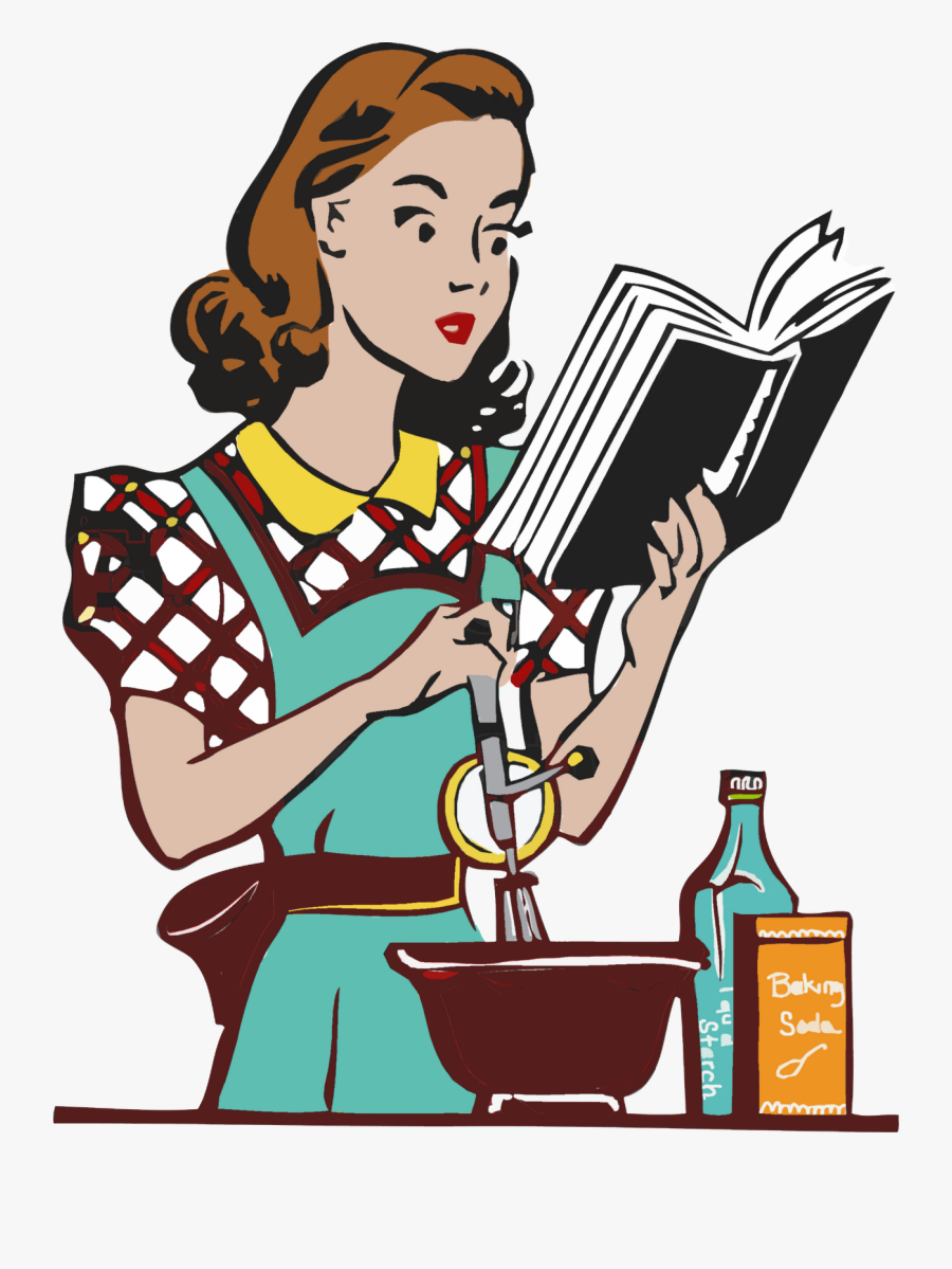 I Think I Am Ready For A Little Cuddling And An Episode - Wife Cooking Clipart, Transparent Clipart