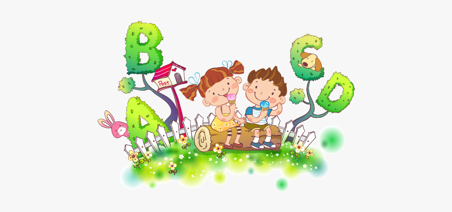 Boy English Cartoon Illustration Child Png Download - Illustration, Transparent Clipart