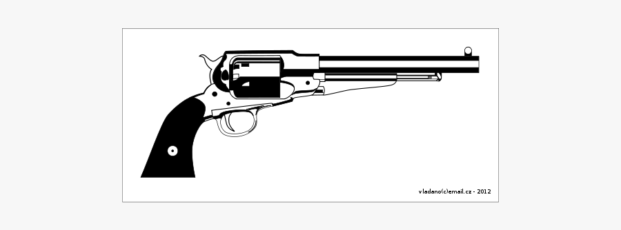 Remington Model 1858, Transparent Clipart