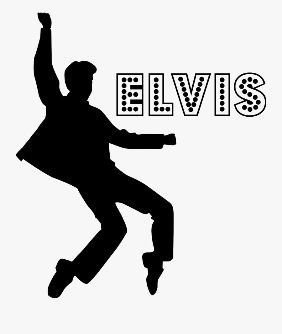 Viva Foxcon Merger - Elvis Clip Art Black And White, Transparent Clipart