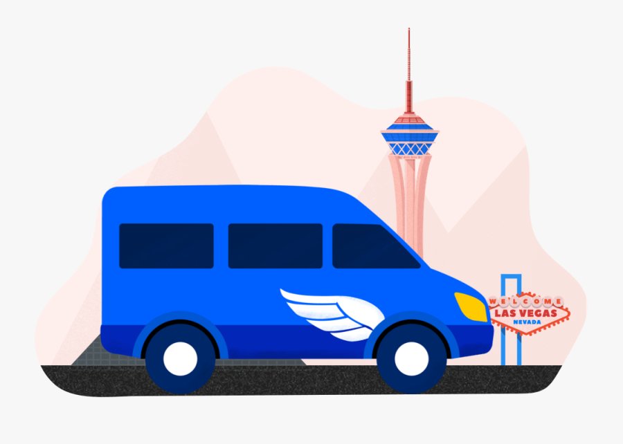 Supershuttle Las Vegas, Transparent Clipart