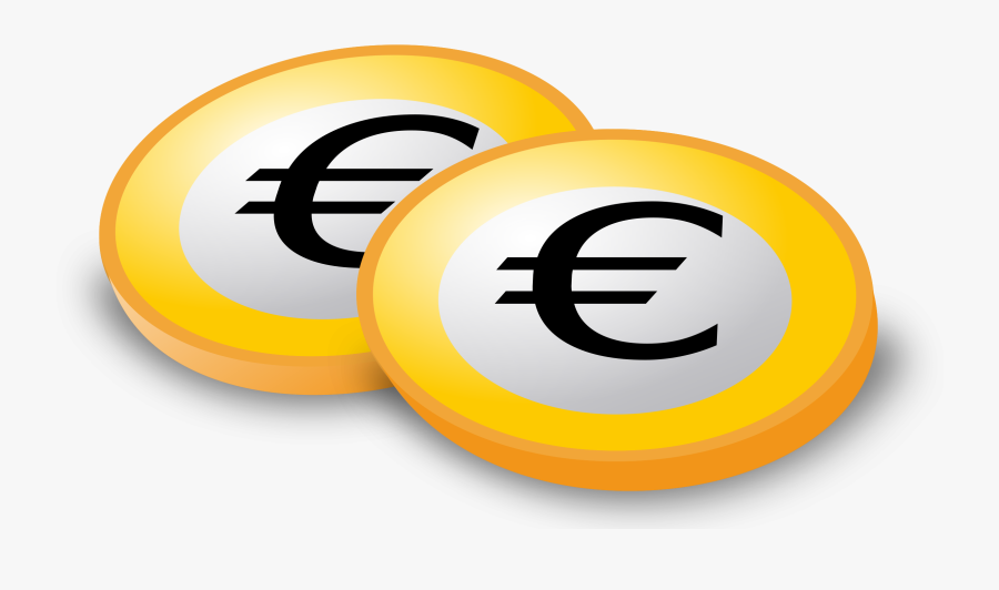 Euro Coins Clip Arts - Euro Coin Clipart, Transparent Clipart