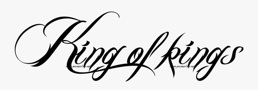 Crown Tattoo Best Las Vegas Shops Flash Designs - King Of Kings Font, Transparent Clipart