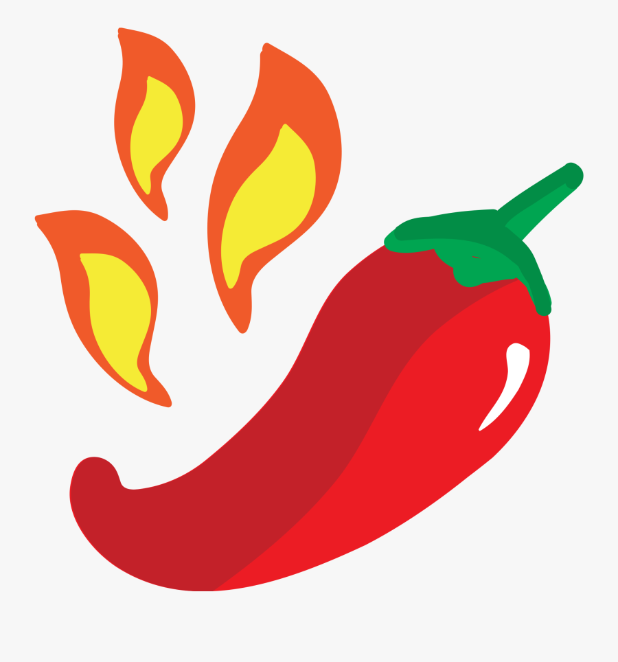 Transparent Chili Pepper Clipart - Chili Pepper Emoji Png , Free