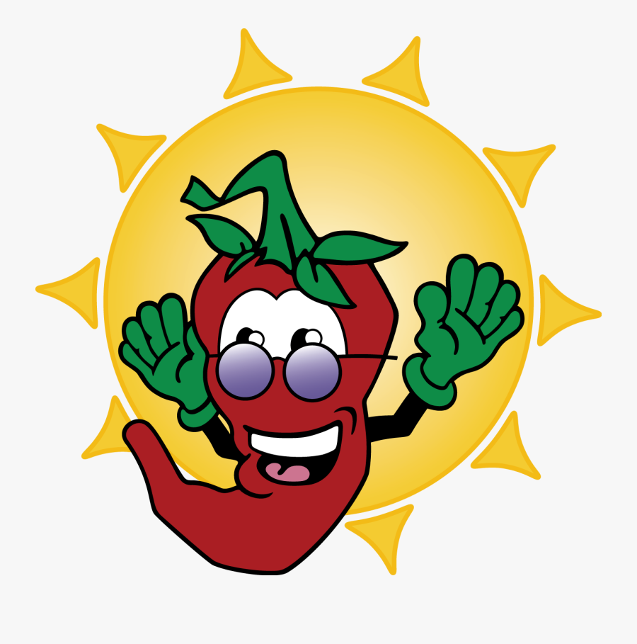 Chili Peppers Tanning, Transparent Clipart