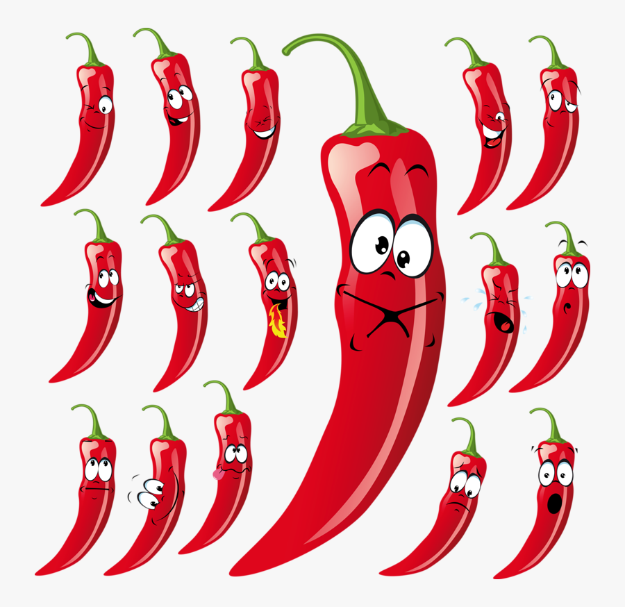 Transparent Cartoon Chilli Png, Transparent Clipart