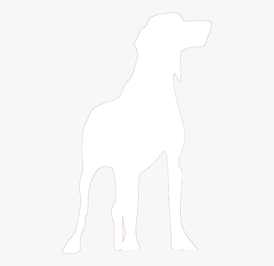 Old Drum Dog Silhouette, Transparent Clipart