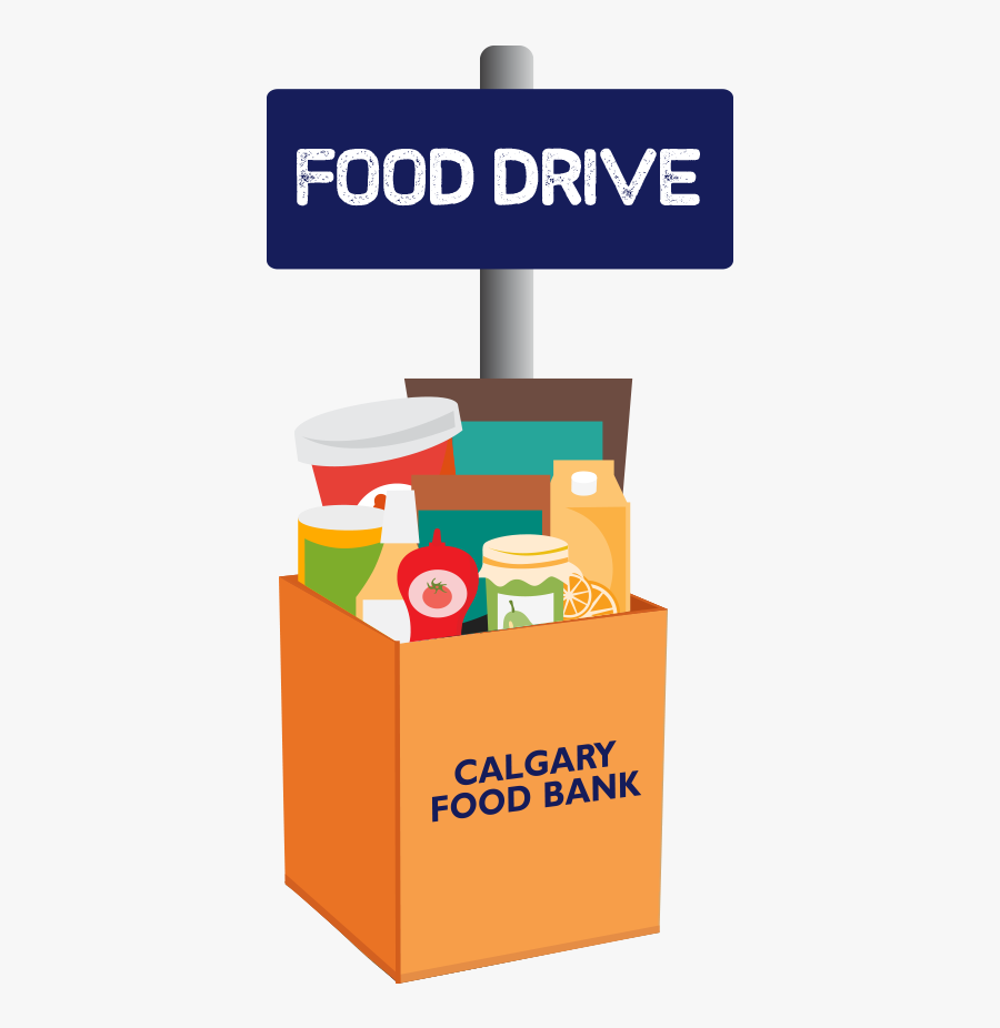 Food Donation Box - Calgary Food Bank, Transparent Clipart