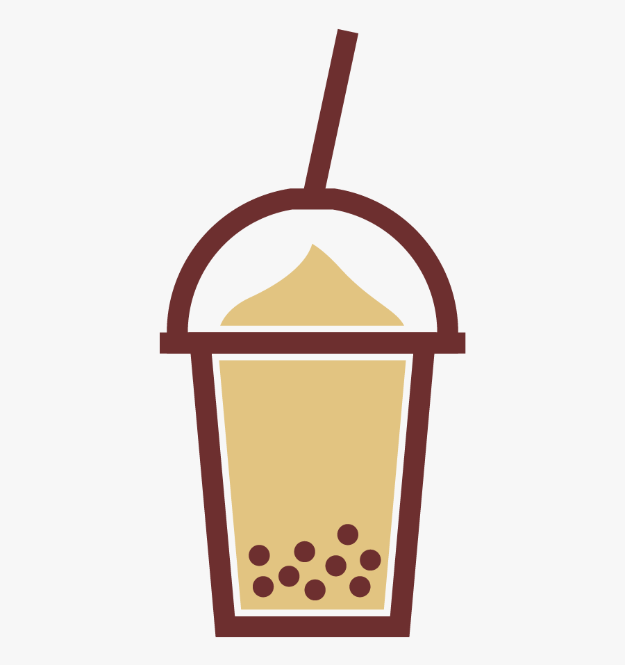 Milk Tea Icon Png, Transparent Clipart