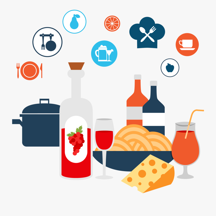 Food And Beverage, Transparent Clipart
