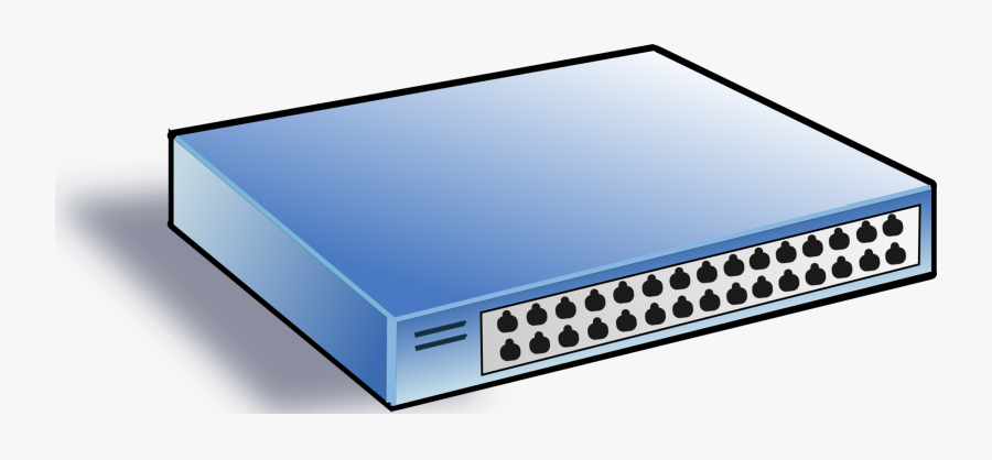Computer Network,electronics Accessory,ethernet Hub - Network Switch Clipart, Transparent Clipart
